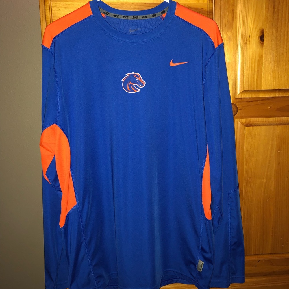 Nike long-sleeve athletic shirt (Boise State)